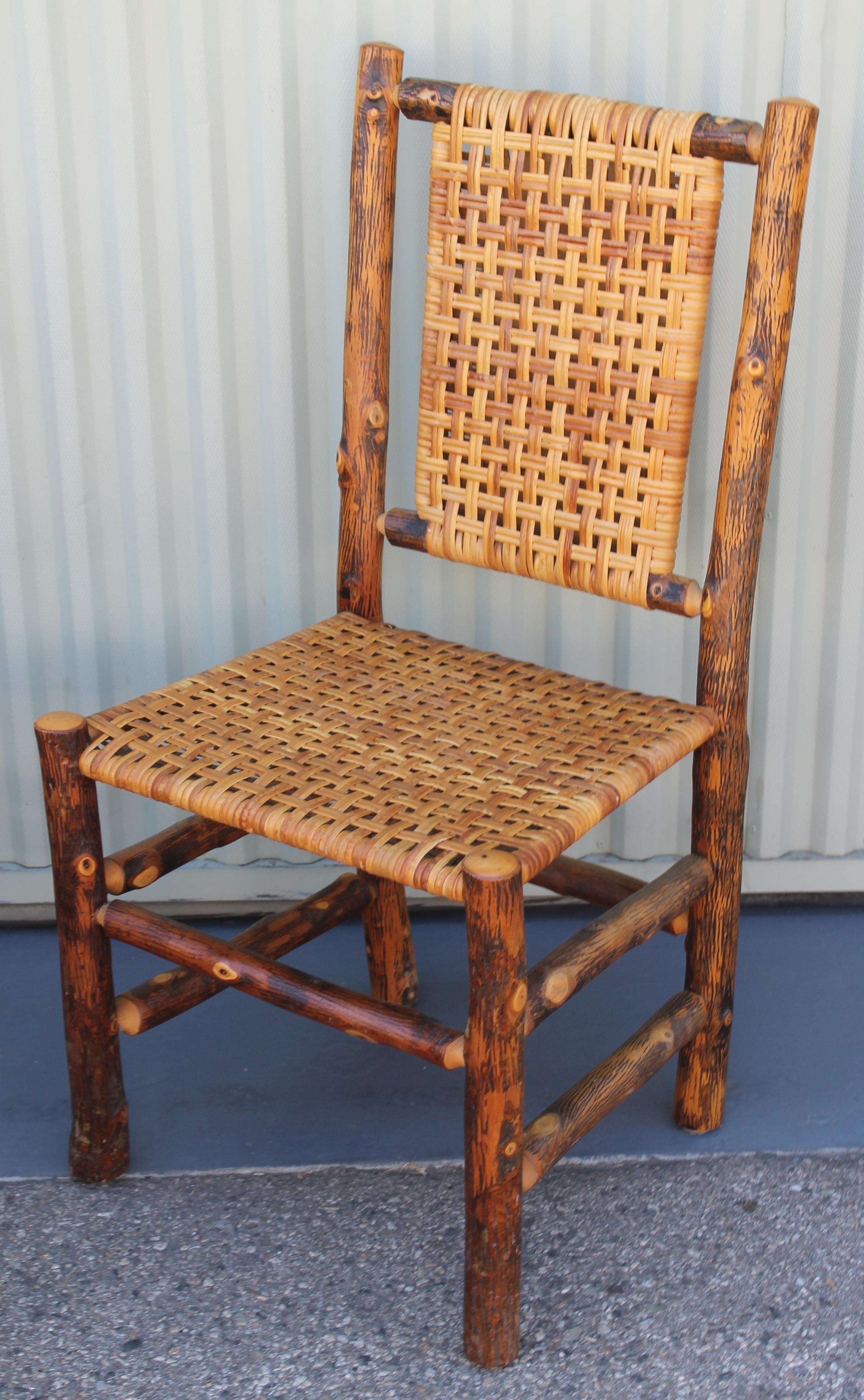 Old Hickory Camp Chairs or Set of Six 5