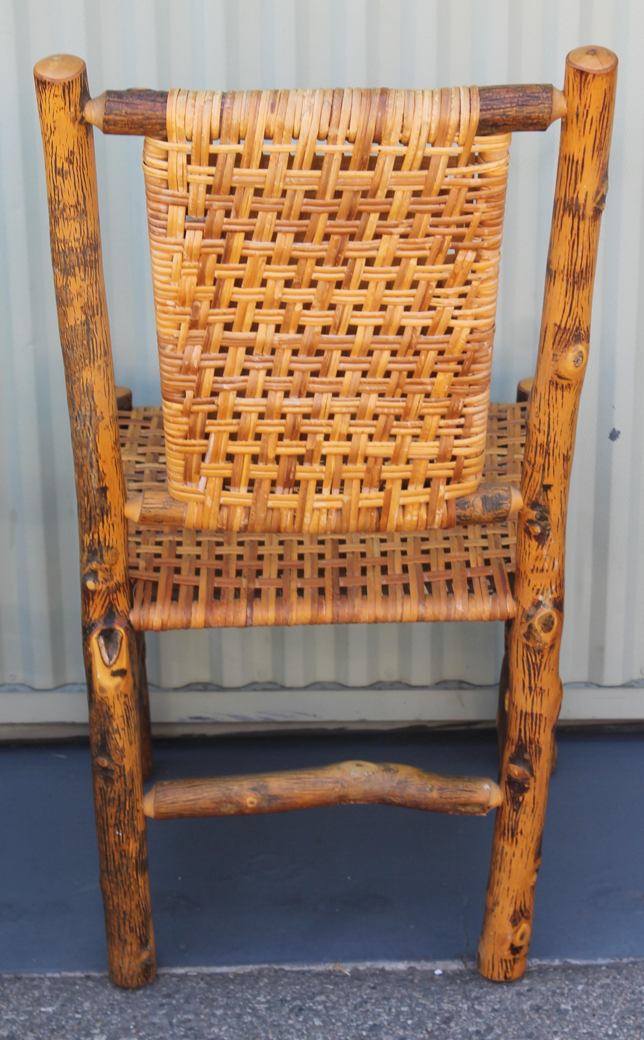 Old Hickory Camp Chairs or Set of Six 6