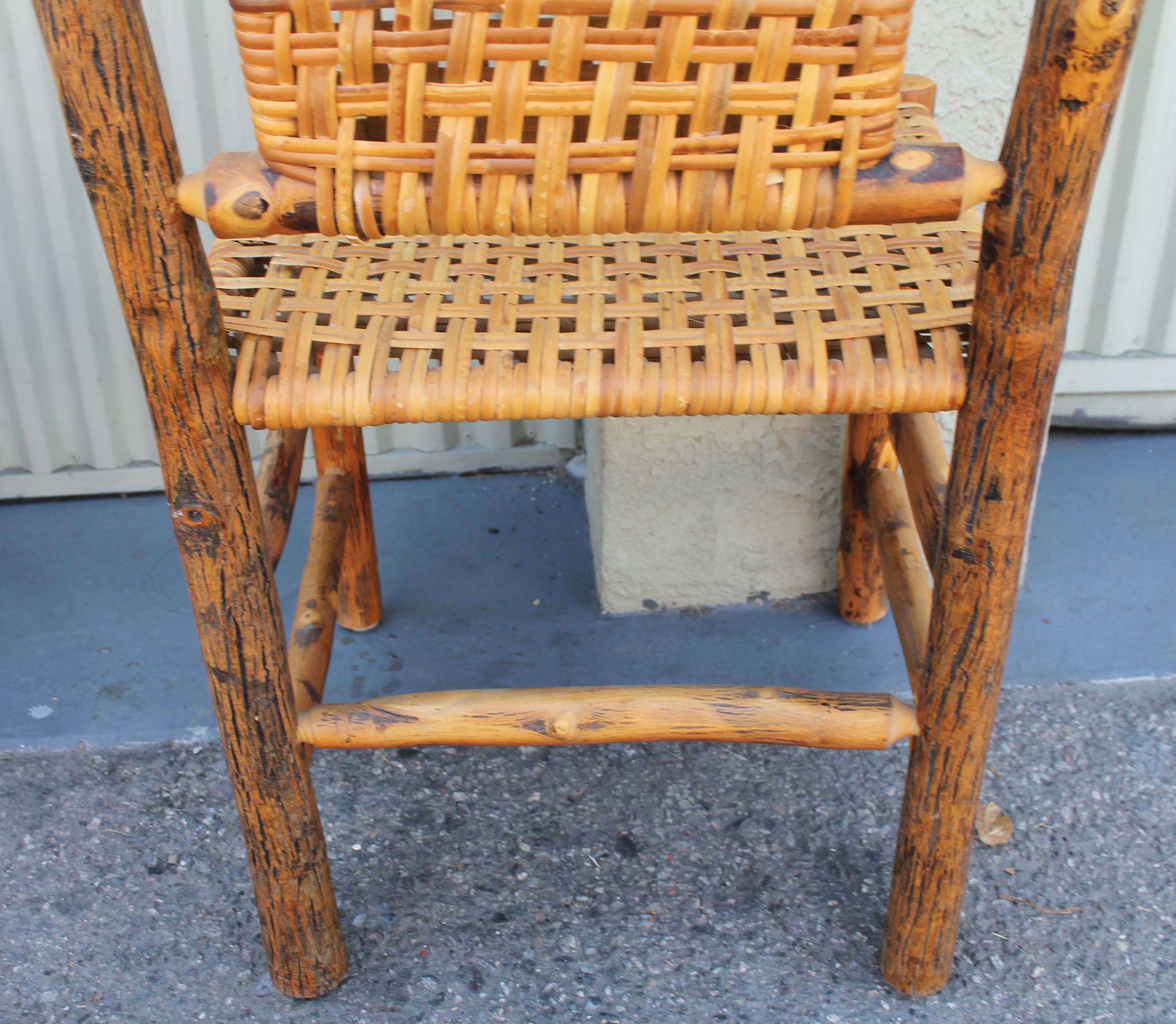 Adirondack Old Hickory Camp Chairs or Set of Six