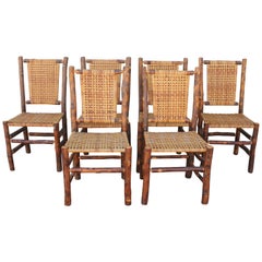 Old Hickory Camp Chairs or Set of Six
