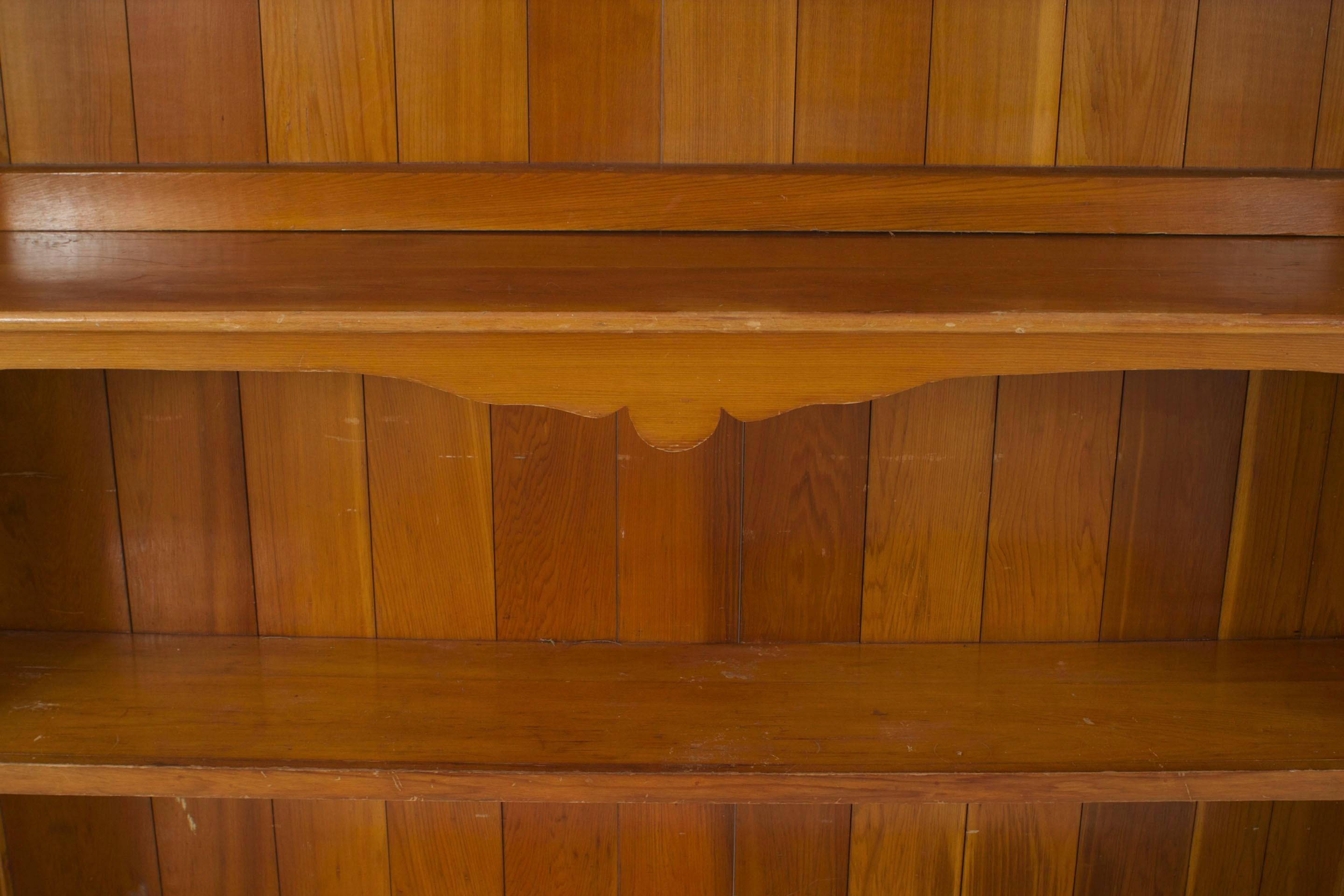 20th Century Old Hickory Cedar Bar Set with Counter, Stools, and Sideboard For Sale