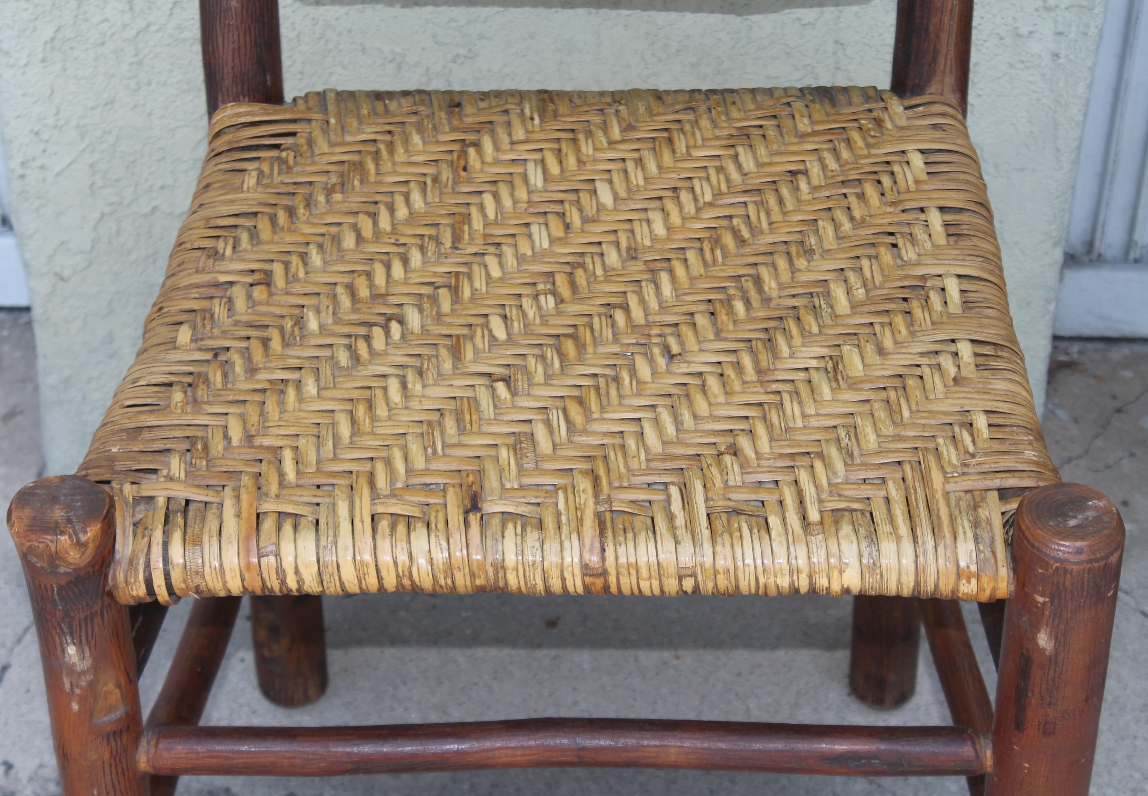 Old Hickory Chairs Set of 4 1