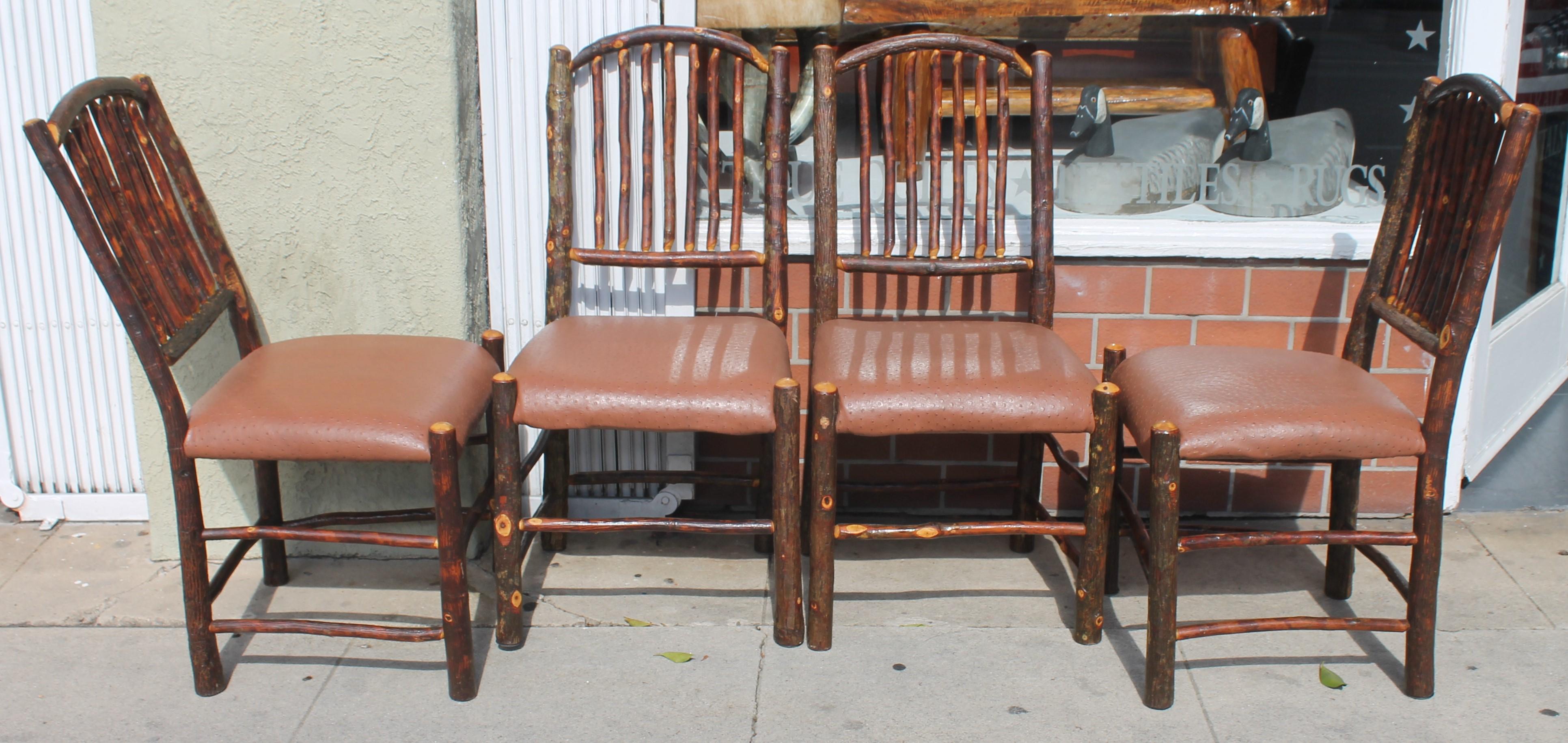 American Old Hickory Chairs, Set of Four