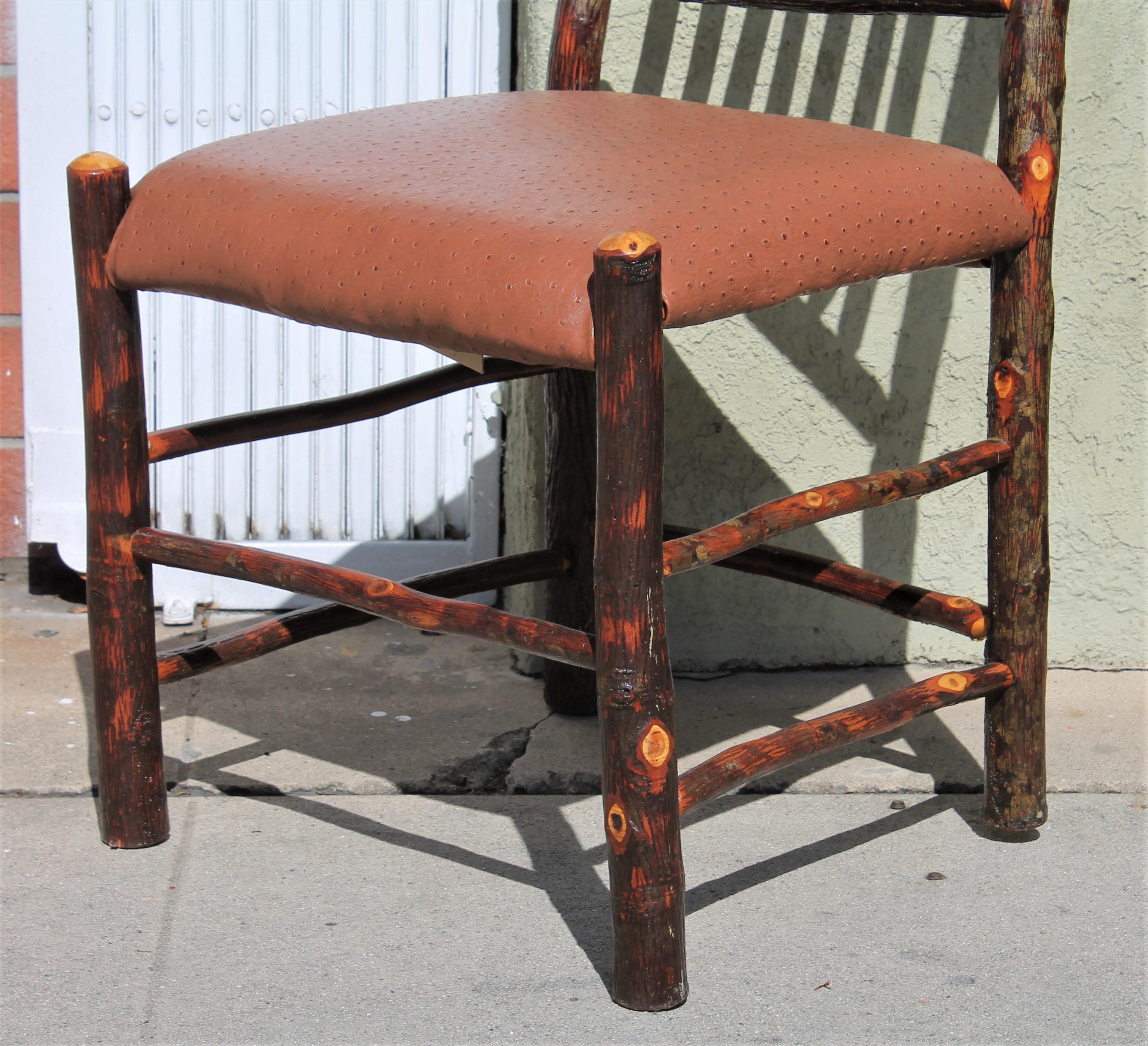 Old Hickory Chairs, Set of Four 1