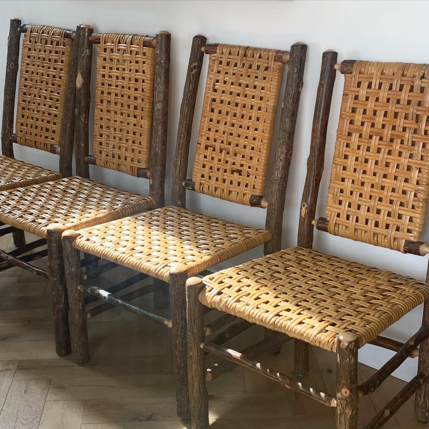old hickory dining chairs