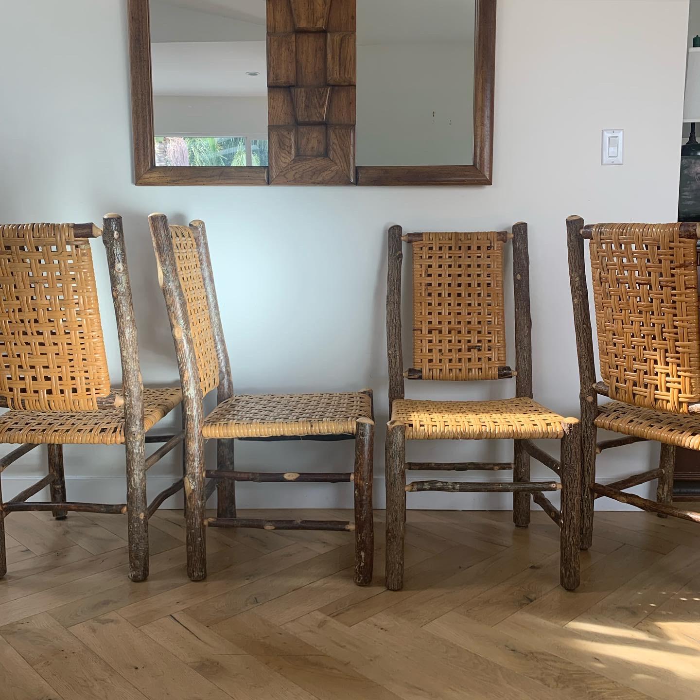 raw wood chairs