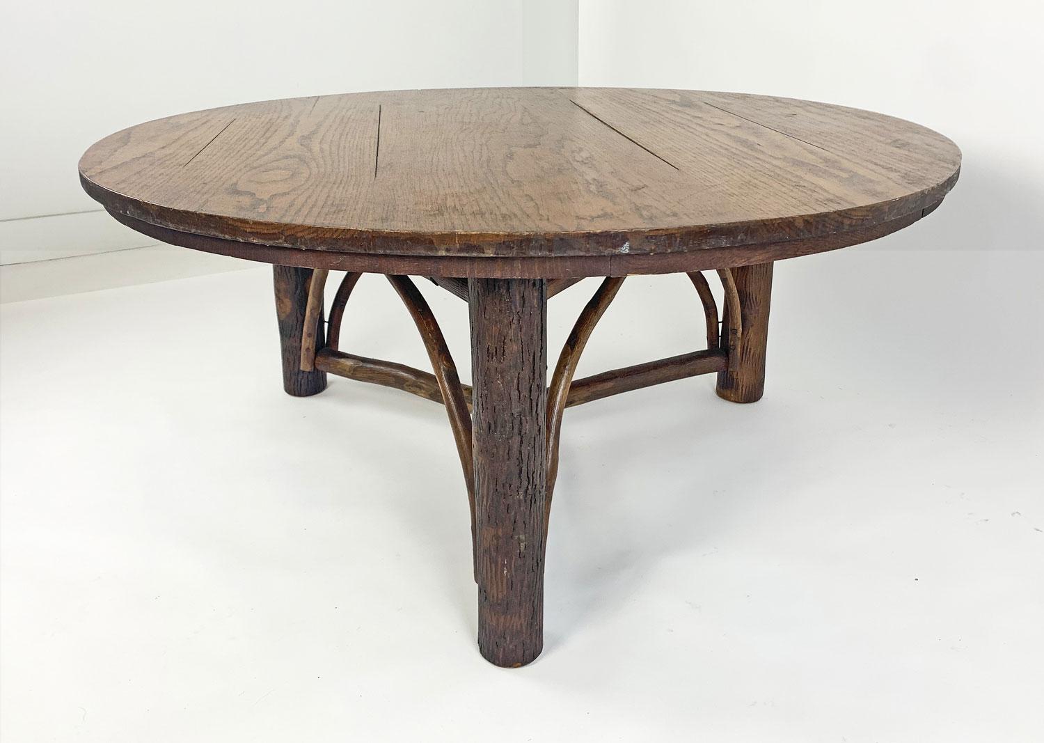 Adirondack Old Hickory Coffee Table 1930s For Sale