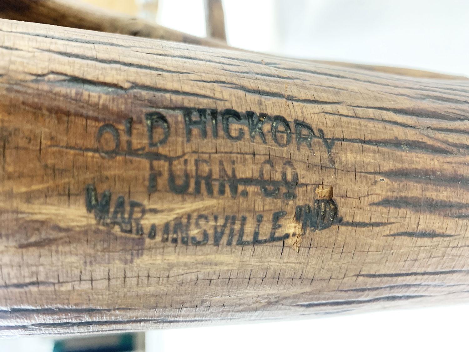 Milieu du XXe siècle Table basse Old Hickory 1930s en vente