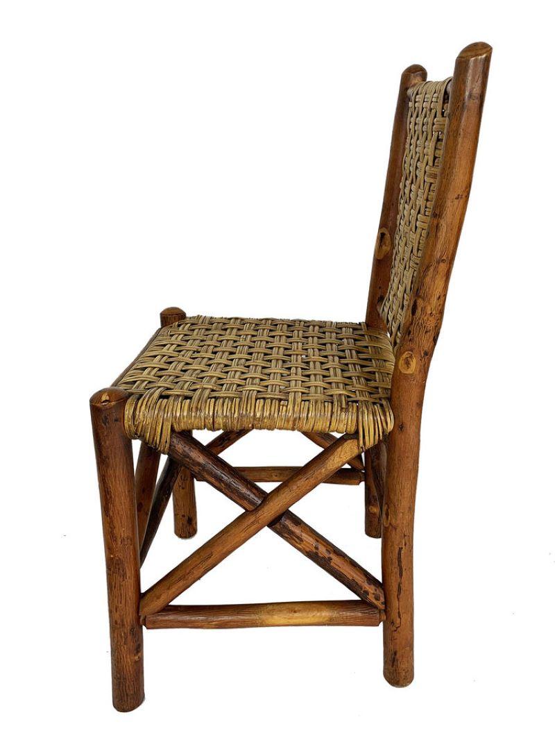 Adirondack Old Hickory Dining Chairs, Set of Four