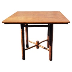 Vintage Old Hickory Gaming or Dinning Table