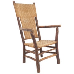Old Hickory High Back Armchair