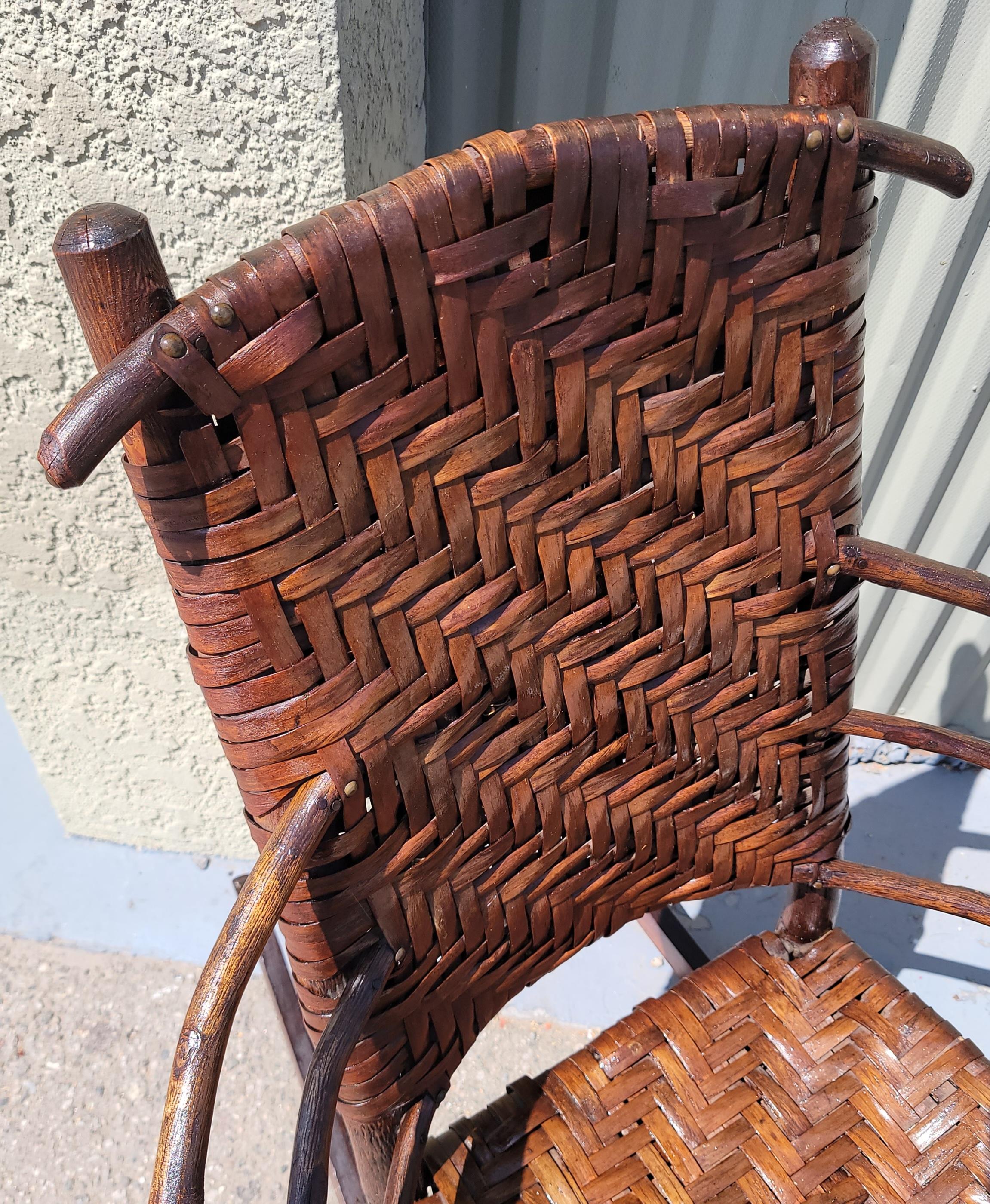 outdoor high back rocking chair