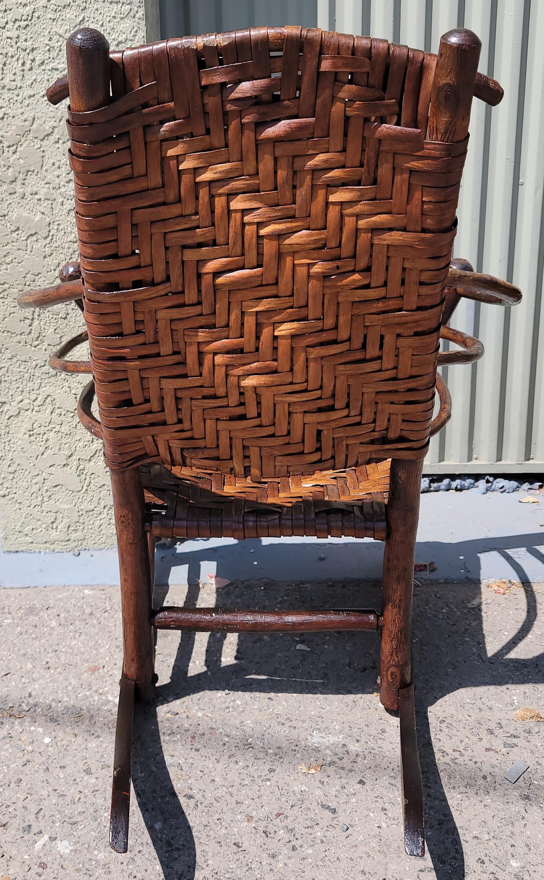 American Old Hickory High Back Rocking Chair