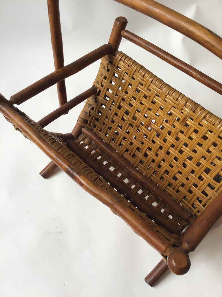 Old Hickory Magazine Rack at 1stDibs