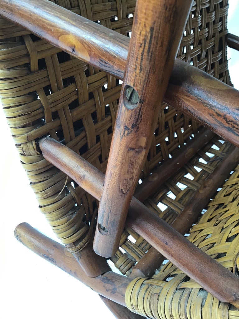 Old Hickory Magazine Rack at 1stDibs