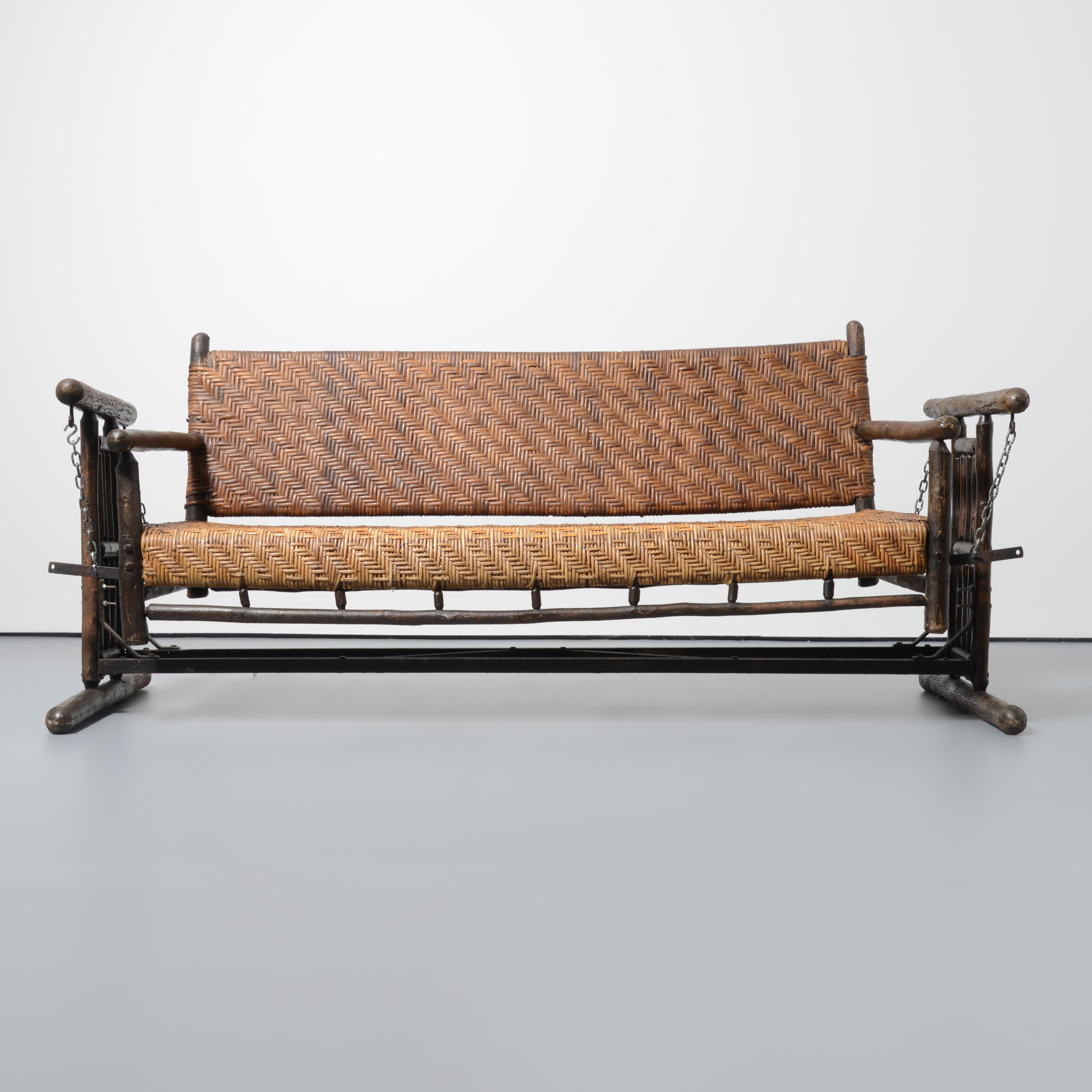 Old Hickory Manufacturing Co. SENIOR PORCH GLIDER en venta 4