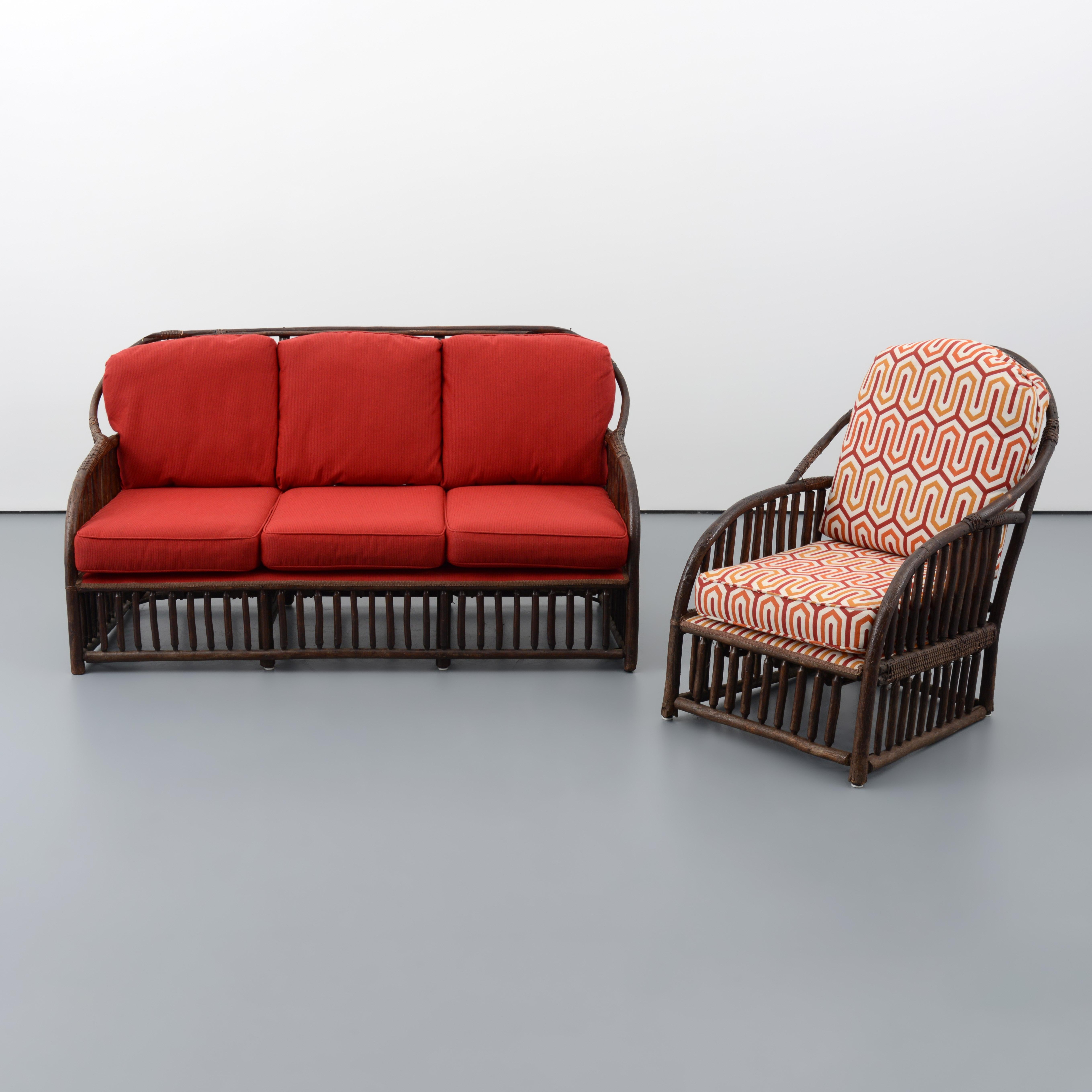 Américain Old Hickory Manufacturing Co. Ensemble canapé / chaise en vente