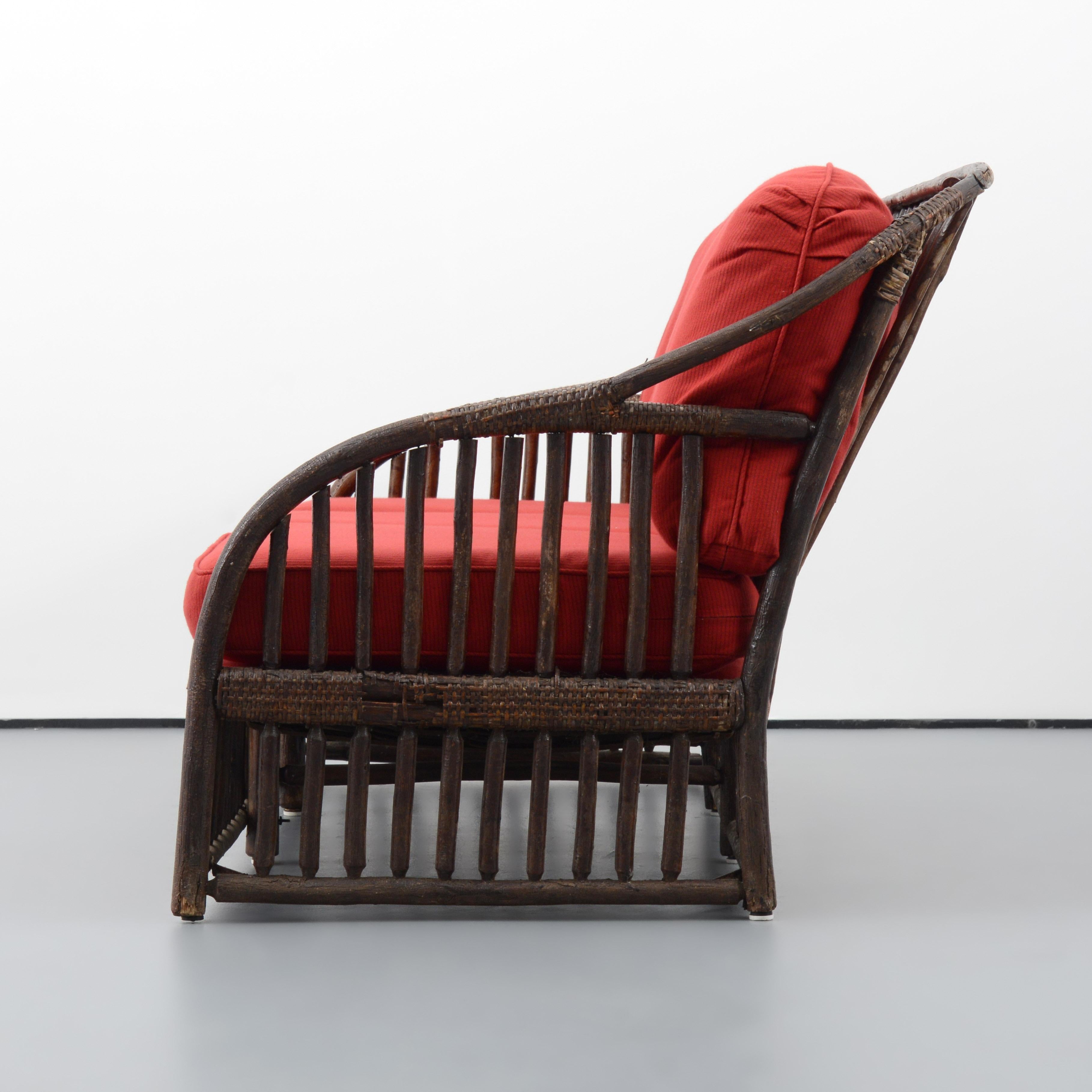 Pacanier Old Hickory Manufacturing Co. Ensemble canapé / chaise en vente