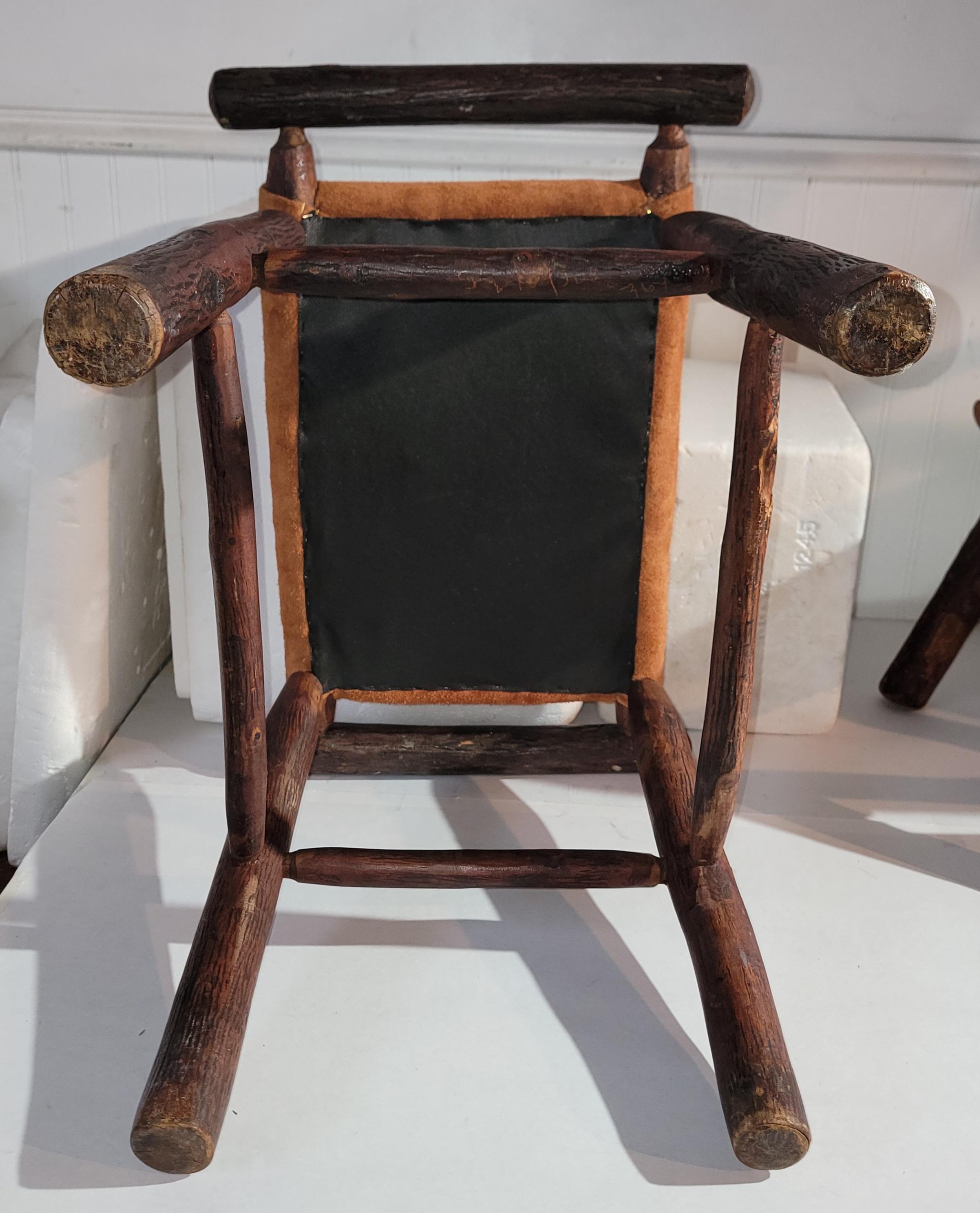 American Old Hickory Ottoman /Foot Stool For Sale