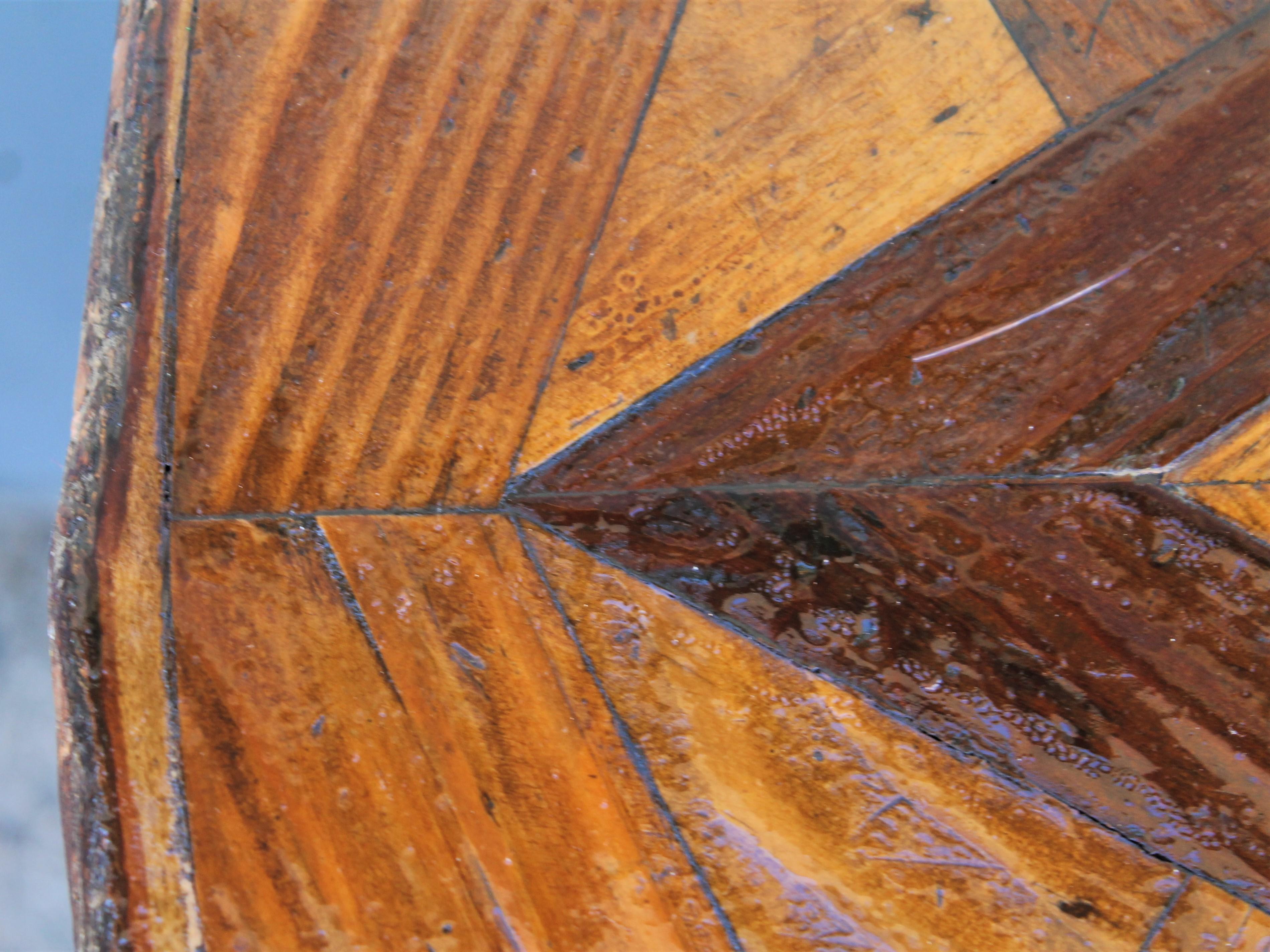 Hand-Crafted Old Hickory Oval Dinning Table