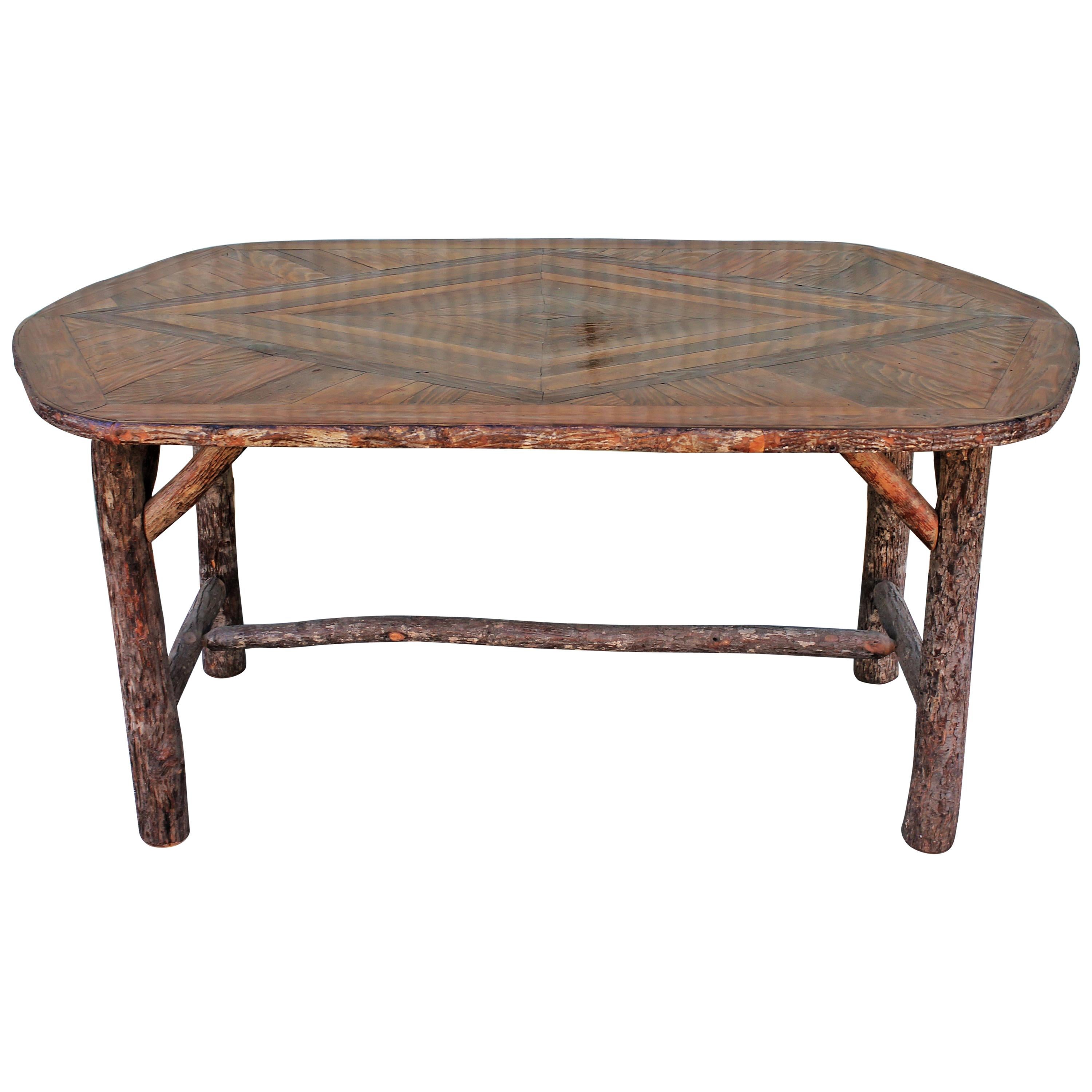 Old Hickory Oval Dinning Table