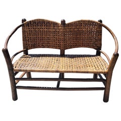 Old Hickory Settee / Bench