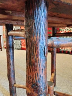 Mesa central cuadrada Old Hickory