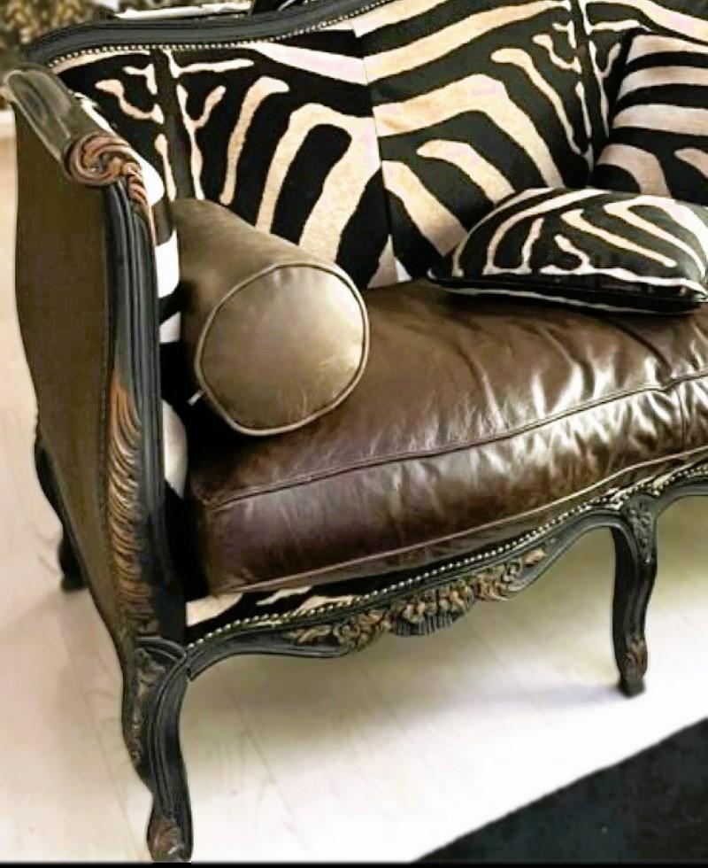 zebra print sofas