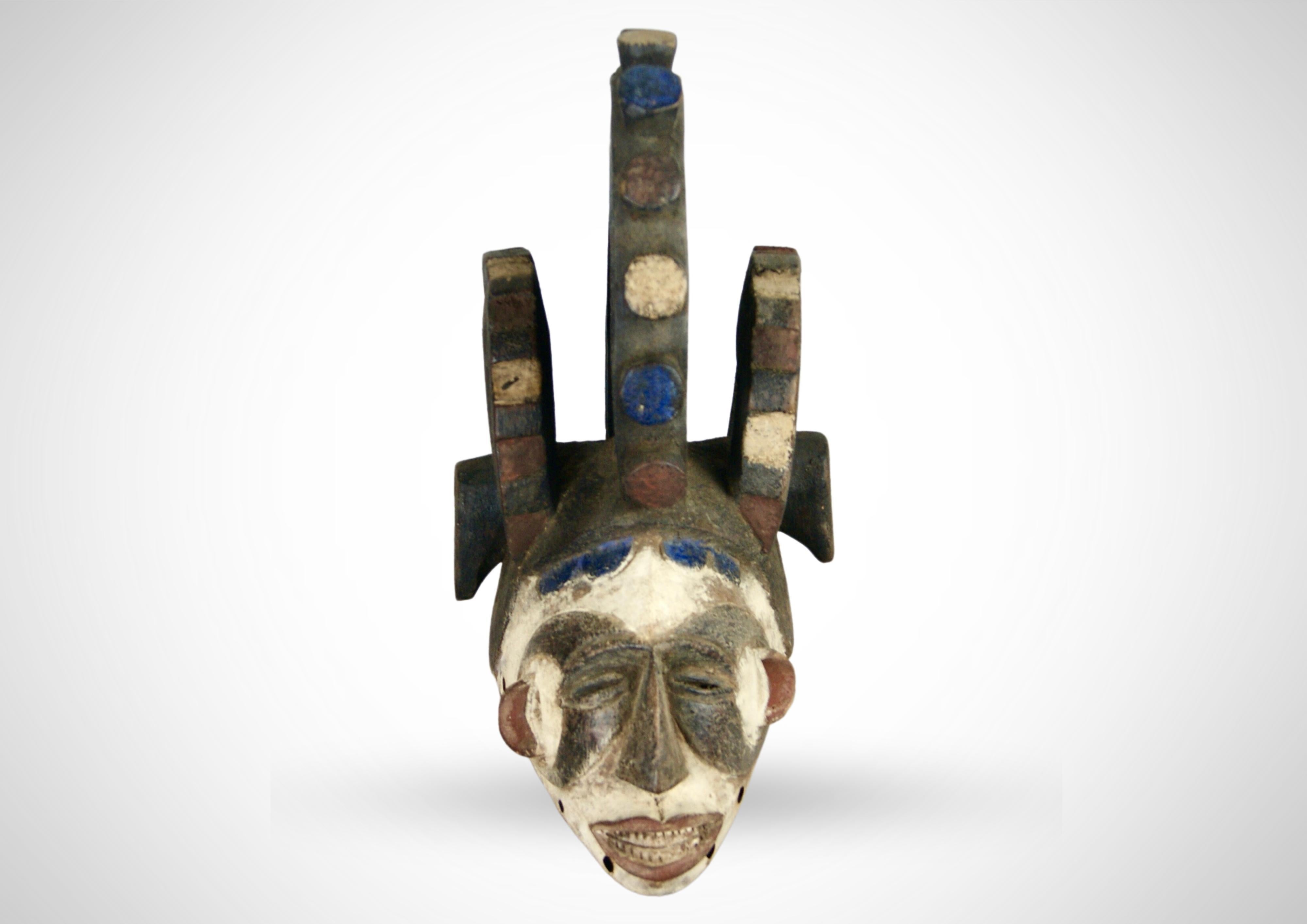 Old Igbo Helmet Mask, Agbogho Mmuo Masquerade For Sale 3