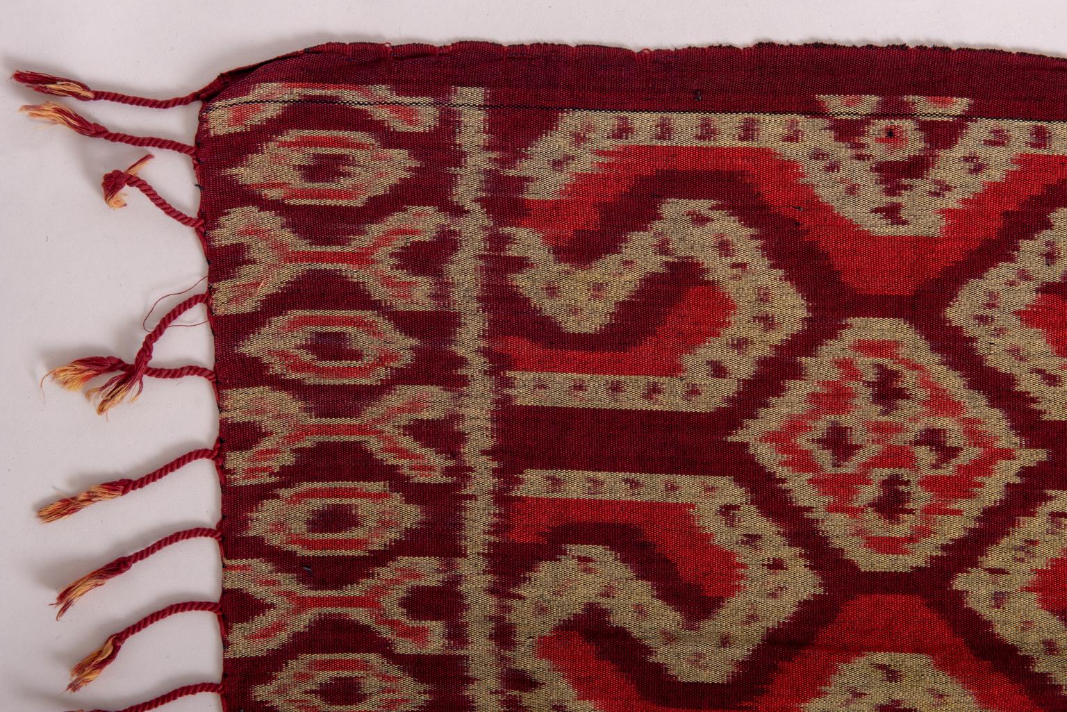 Hand-Woven Old IKAT Tapestry For Sale