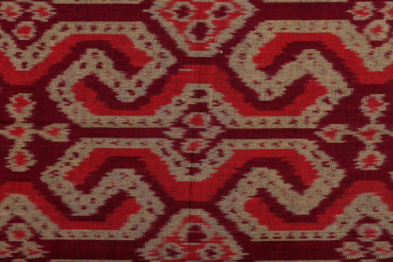 Coton Ancienne tapisserie IKAT en vente