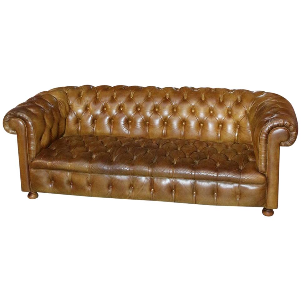Old  Chesterfield Sofa in Good Condition