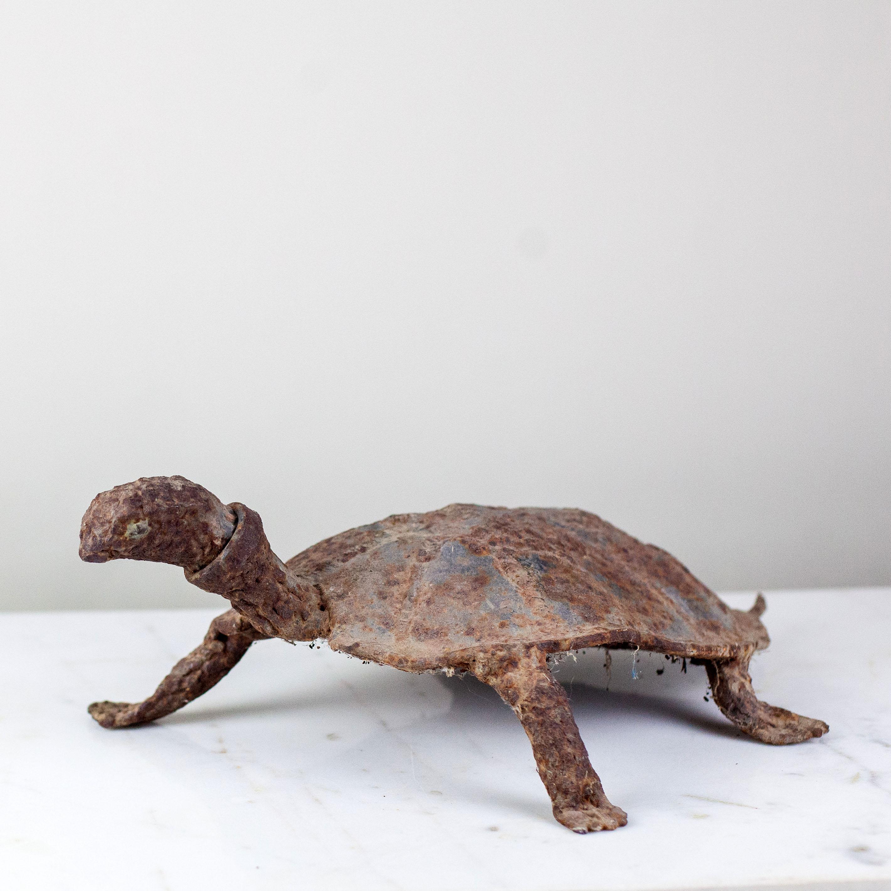 20th Century Old Iron Turtle For Sale