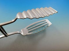 Old Italian by Buccellati Italy Sterling Silver Asparagus Serving Tongs