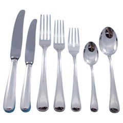 Old Italian by Buccellati Italy Sterling Silver Flatware 12 Set 88 pcs Dinner