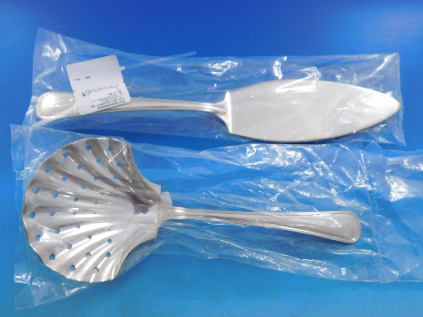 Old Italian by Buccellati Italy Sterling Silver Flatware 6 Set 63 pc Dinner New For Sale 2