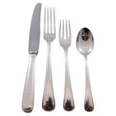 Set di posate in argento massiccio Old Italian by Buccellati Italy 65 pezzi per la cena
