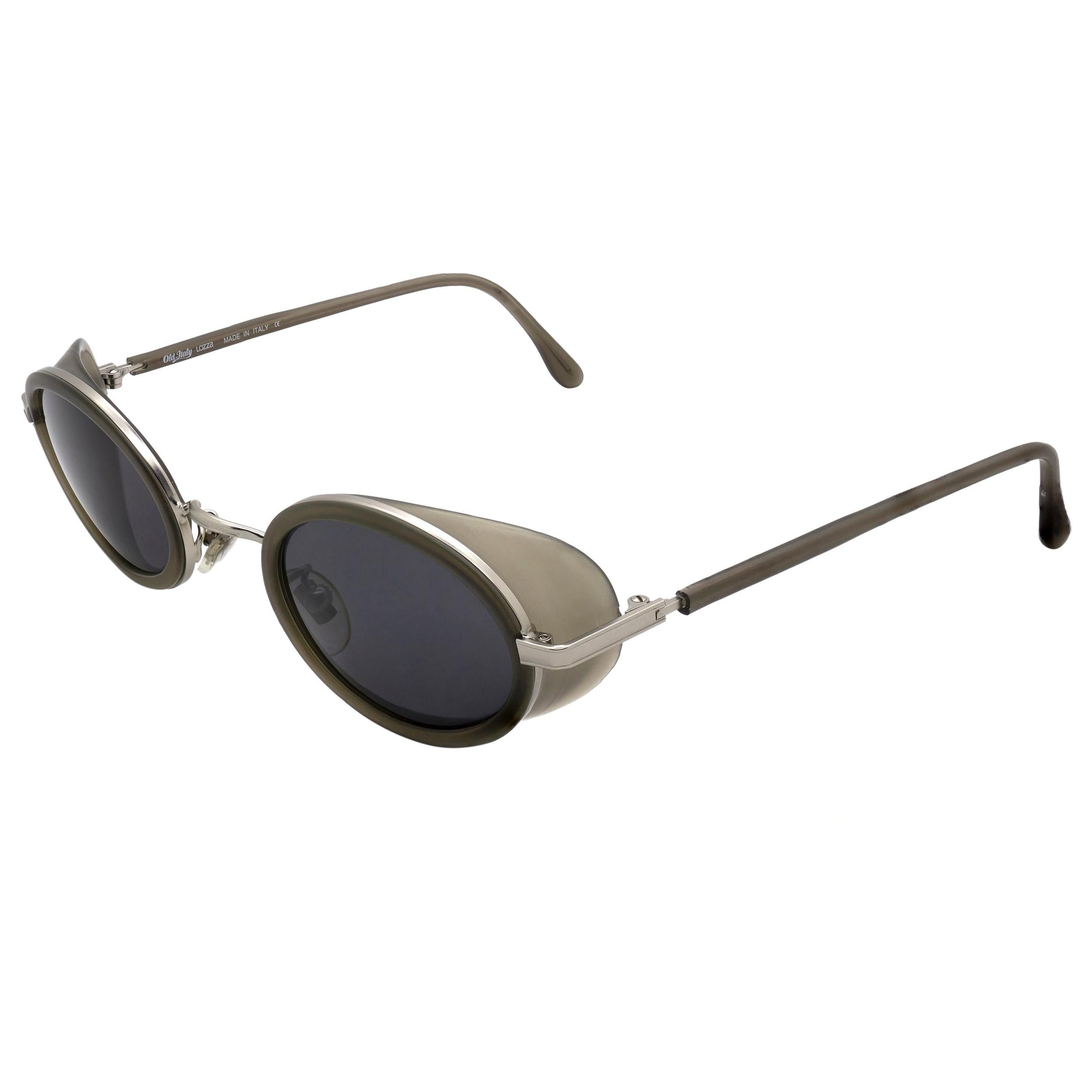 Vintage sunglasses by Lozza, 80s hexagonal sunglasses For Sale at 1stDibs