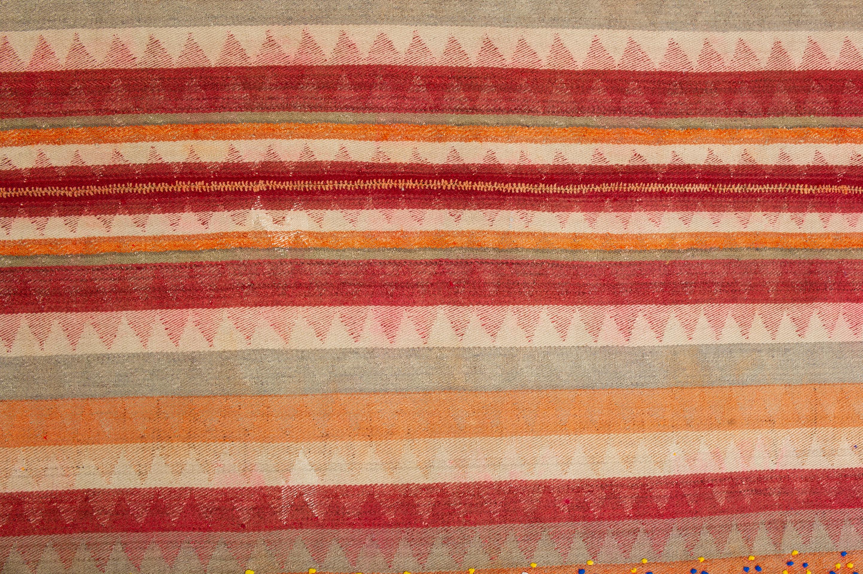 Alter Dschajim oder Kilim Kurdestan Flachwelle (20. Jahrhundert) im Angebot