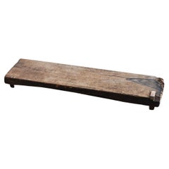 Old Japanese Craftsman's Wooden Workbench / Bench Seat / Exhibition Stand /Showa