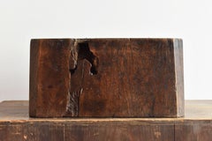 Old Japanese Craftsman's Workbench / Block of Wood / Exhibition Stand