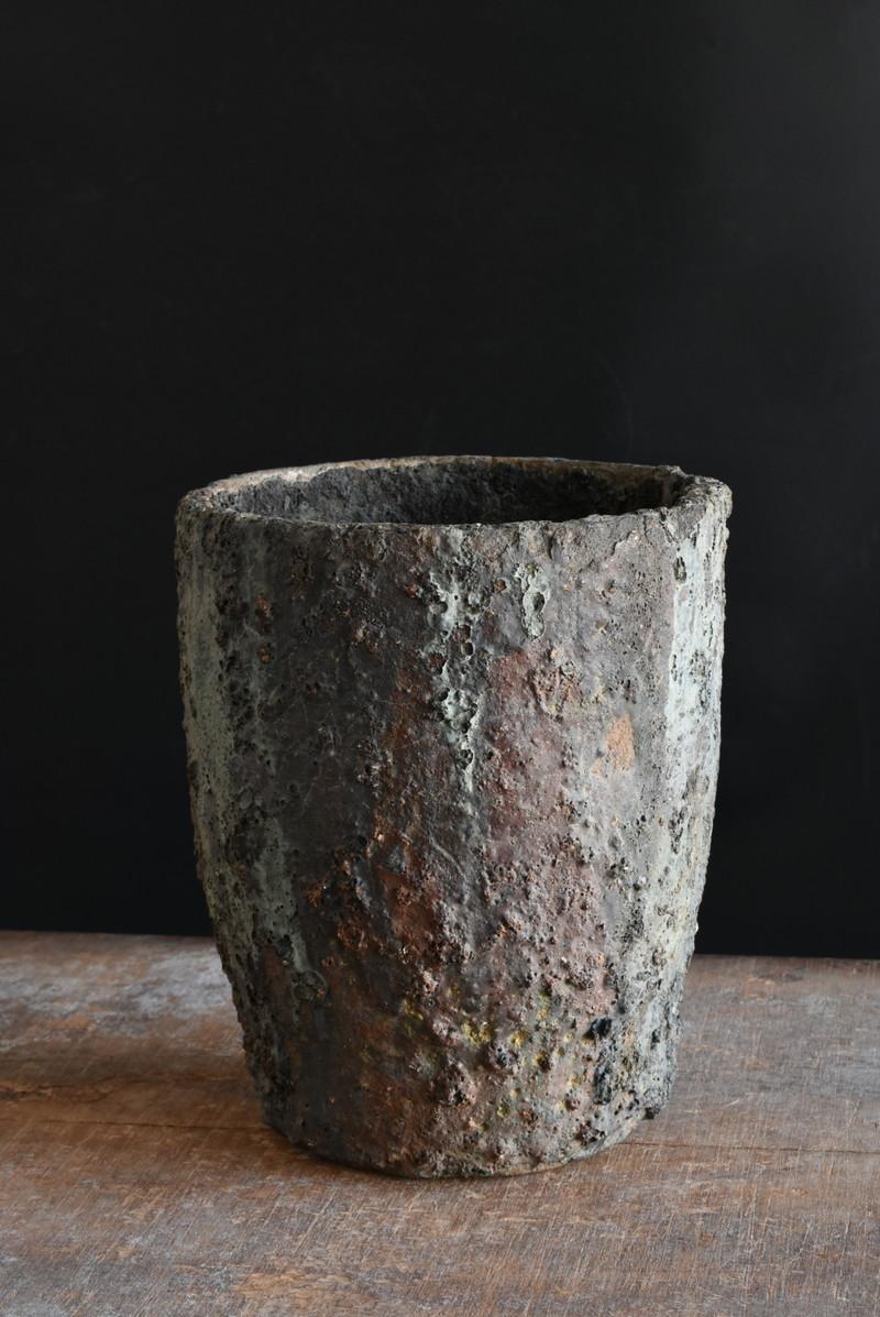 Old Japanese Crucible / Vases of Various Colors / Wabi-Sabi Art/ 20th Century 1