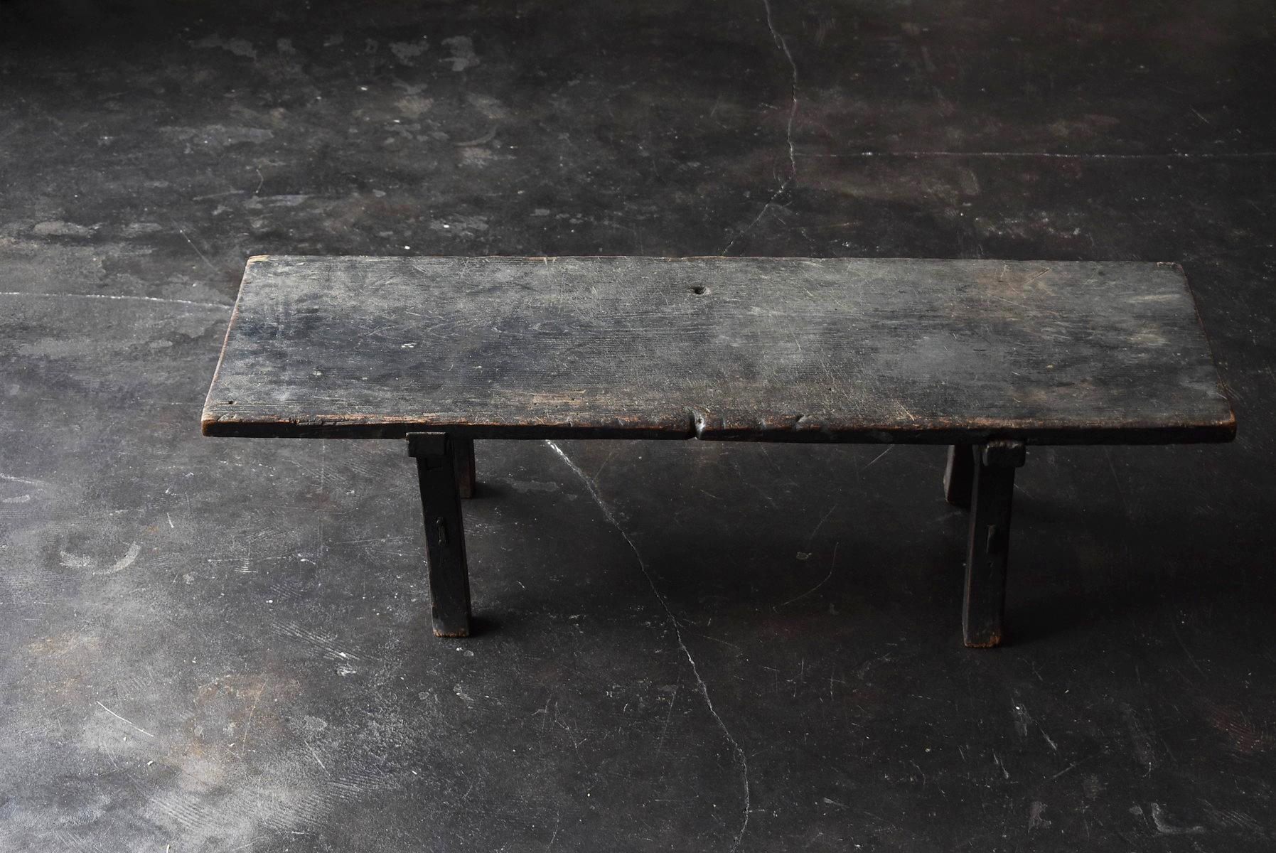 Old Japanese Desk Edo Period '1700s-1800s' Zelkova Antique Table or Low Table 6