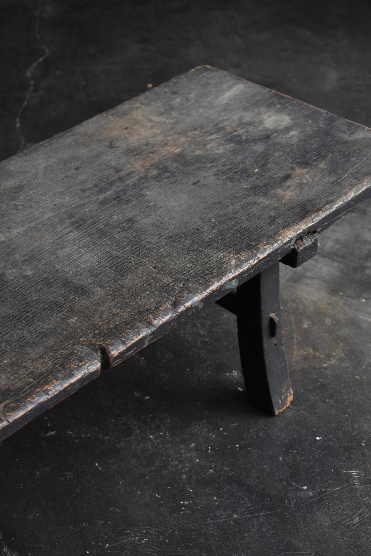 Other Old Japanese Desk Edo Period '1700s-1800s' Zelkova Antique Table or Low Table