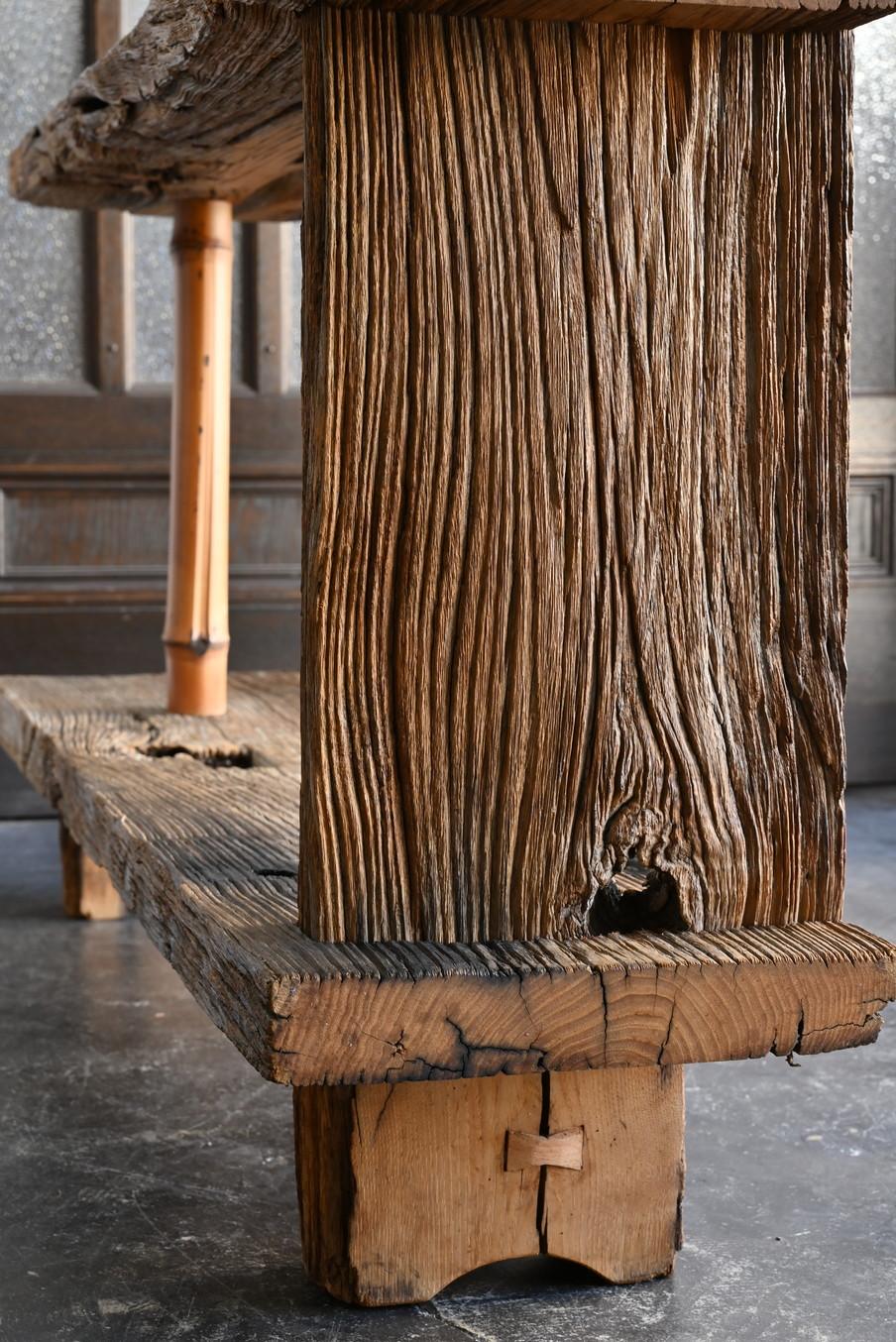 Old Japanese display cabinet/Wabisabi display stand/20th century 8