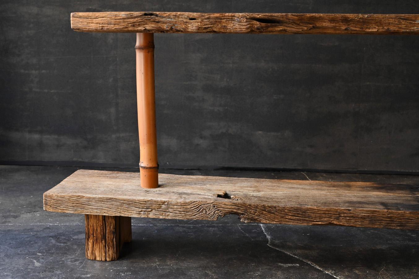 Old Japanese display cabinet/Wabisabi display stand/20th century 9