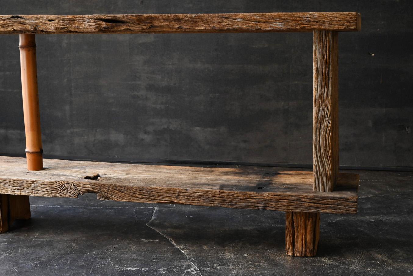 Old Japanese display cabinet/Wabisabi display stand/20th century 10