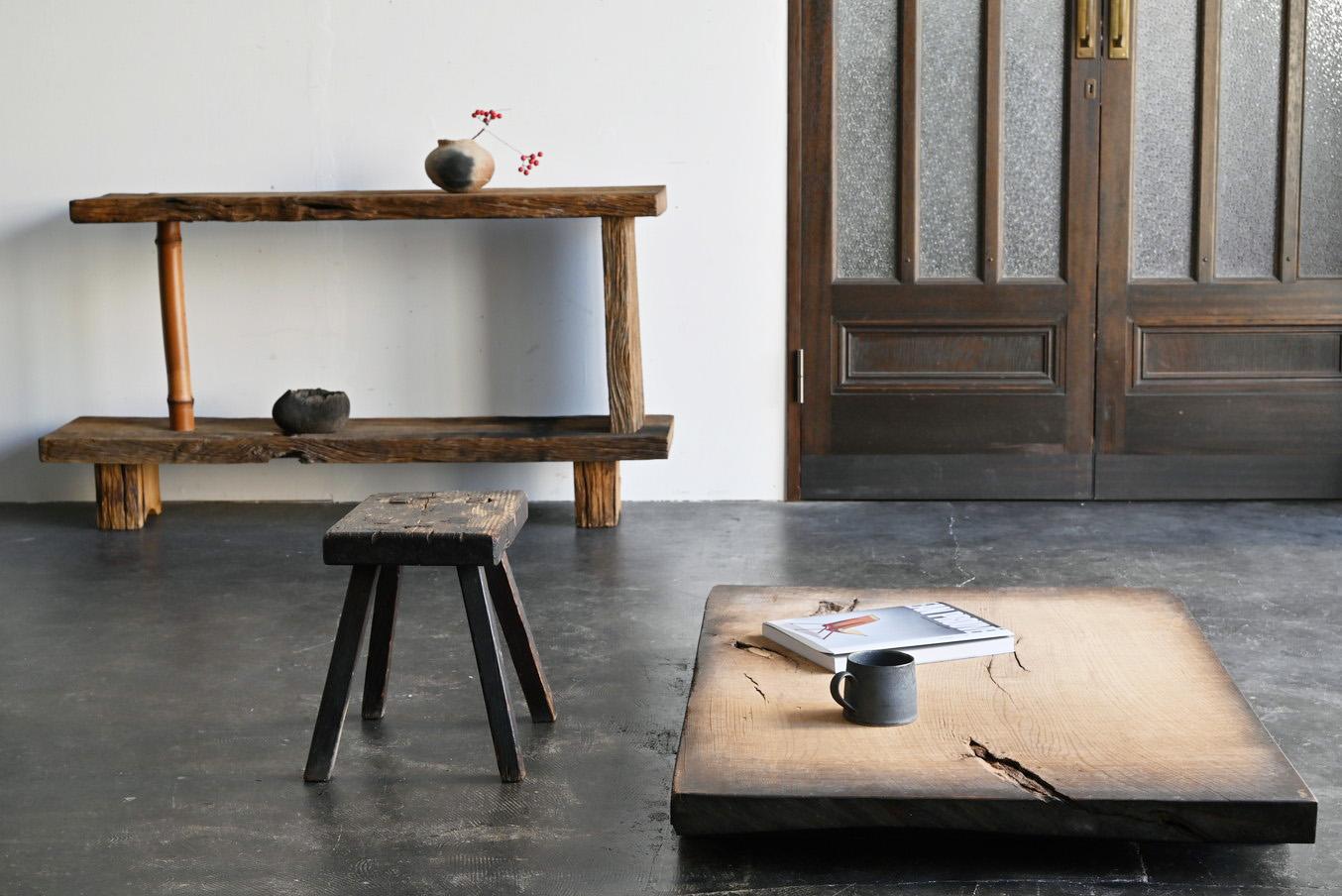 Old Japanese display cabinet/Wabisabi display stand/20th century 1