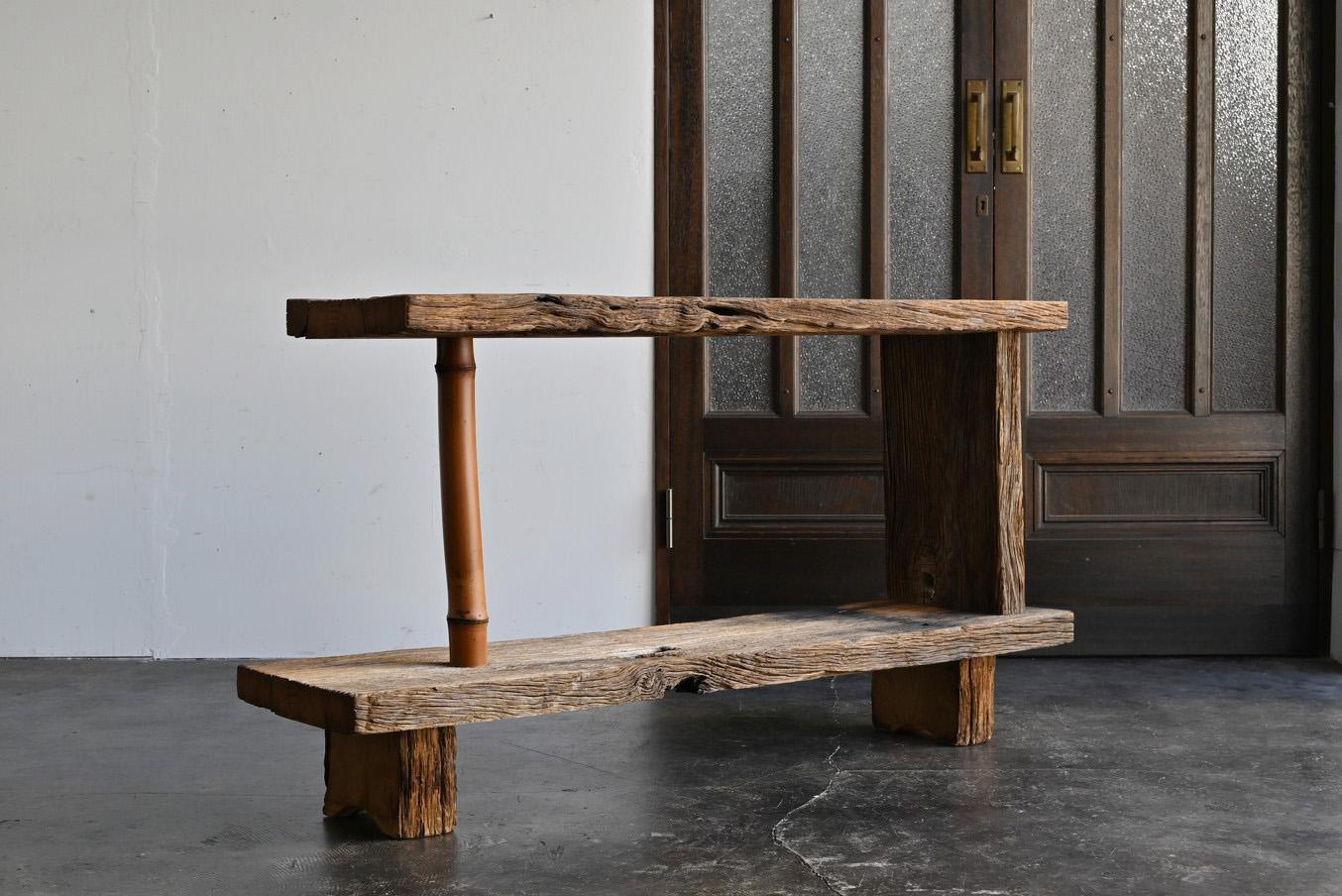 Old Japanese display cabinet/Wabisabi display stand/20th century 2