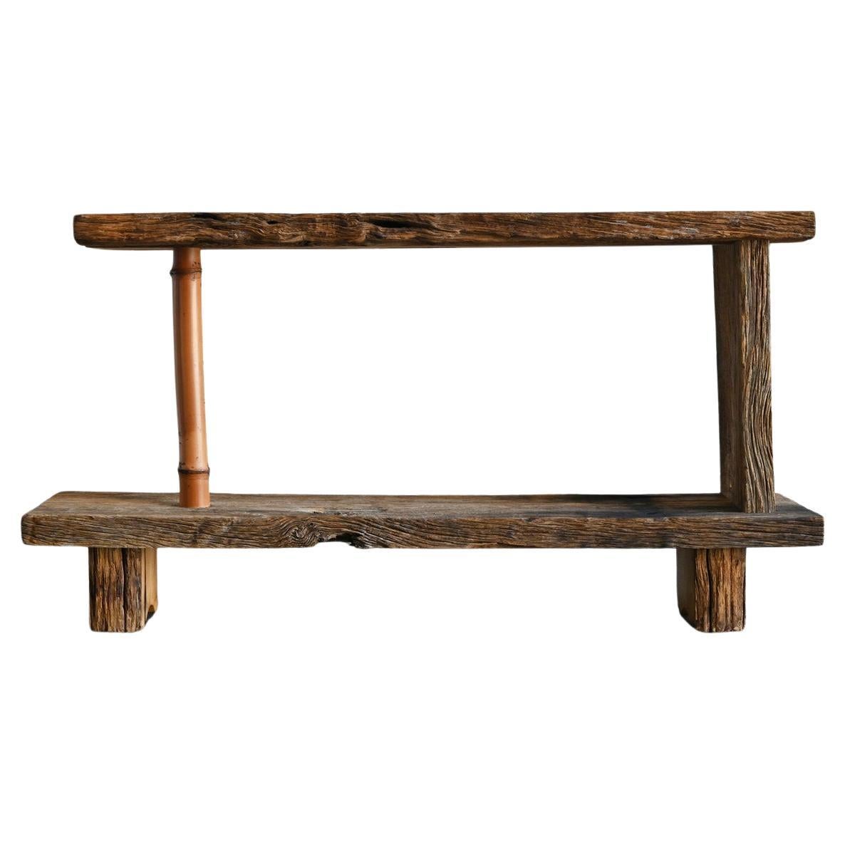 Old Japanese display cabinet/Wabisabi display stand/20th century